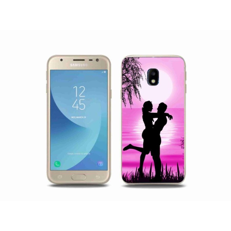 Gelový obal mmCase na mobil Samsung Galaxy J3 (2017) - západ slunce