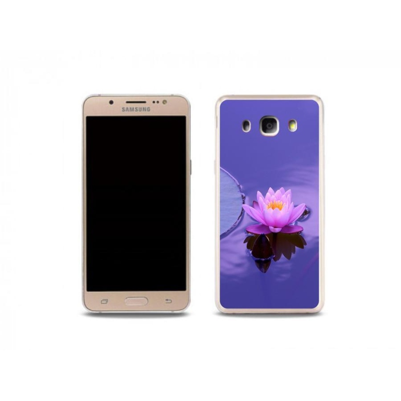 Gelový obal mmCase na mobil Samsung Galaxy J5 (2016) - květ na hladině