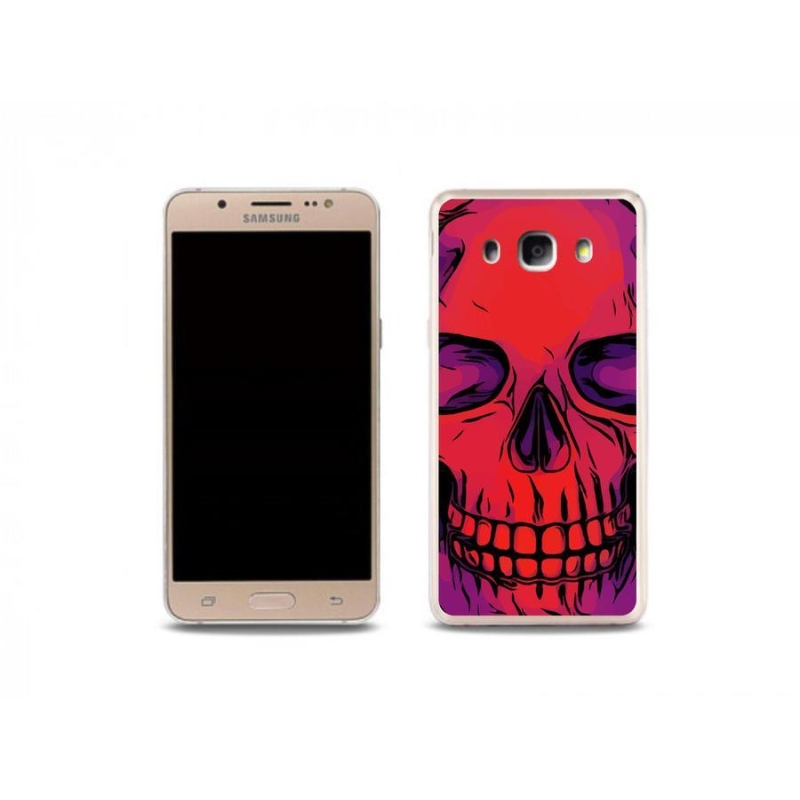 Gelový obal mmCase na mobil Samsung Galaxy J5 (2016) - lebka