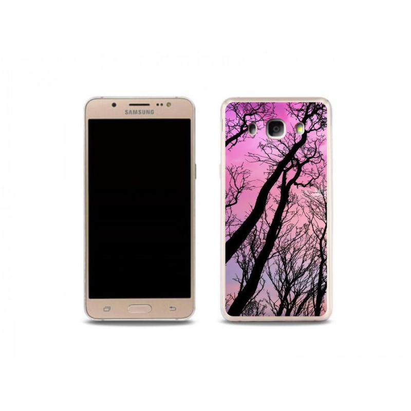 Gelový obal mmCase na mobil Samsung Galaxy J5 (2016) - opadané stromy