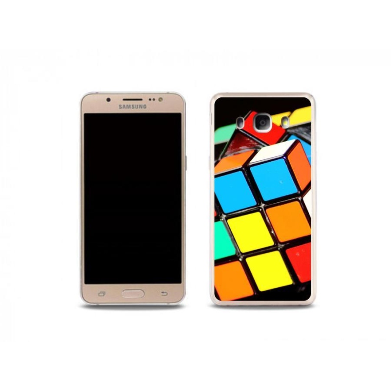 Gelový obal mmCase na mobil Samsung Galaxy J5 (2016) - rubikova kostka