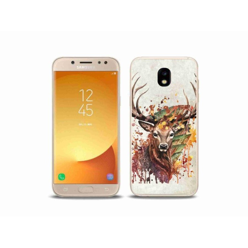 Gelový obal mmCase na mobil Samsung Galaxy J5 (2017) - jelen 1