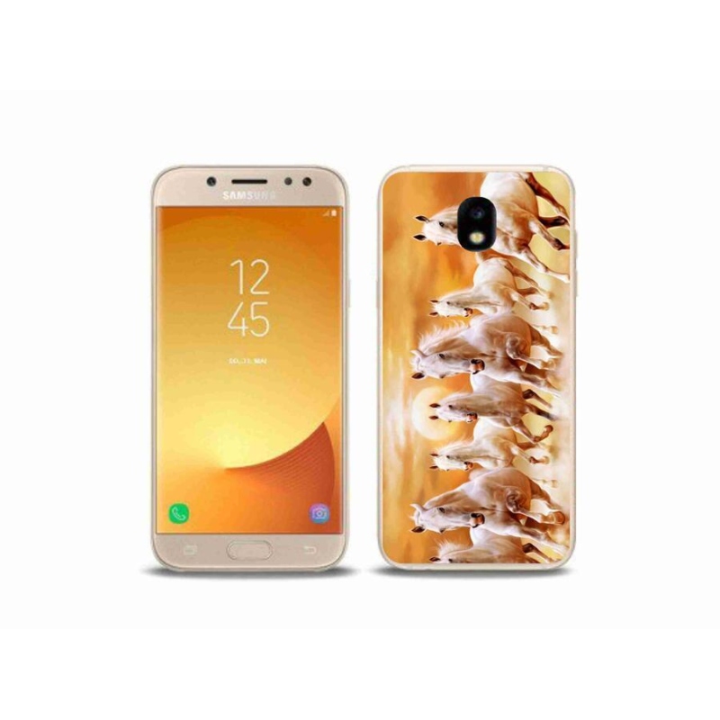 Gelový obal mmCase na mobil Samsung Galaxy J5 (2017) - koně 2
