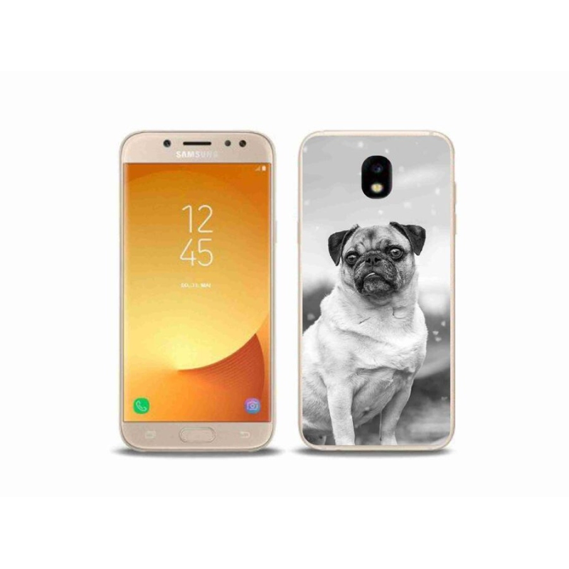 Gelový obal mmCase na mobil Samsung Galaxy J5 (2017) - mops