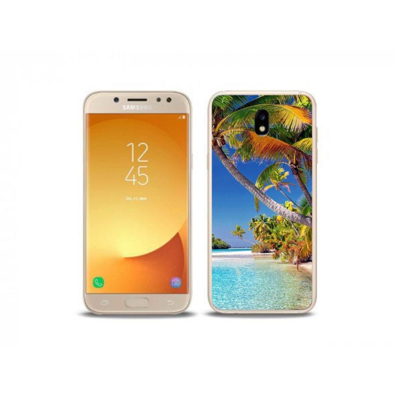 Gelový obal mmCase na mobil Samsung Galaxy J5 (2017) - mořská pláž