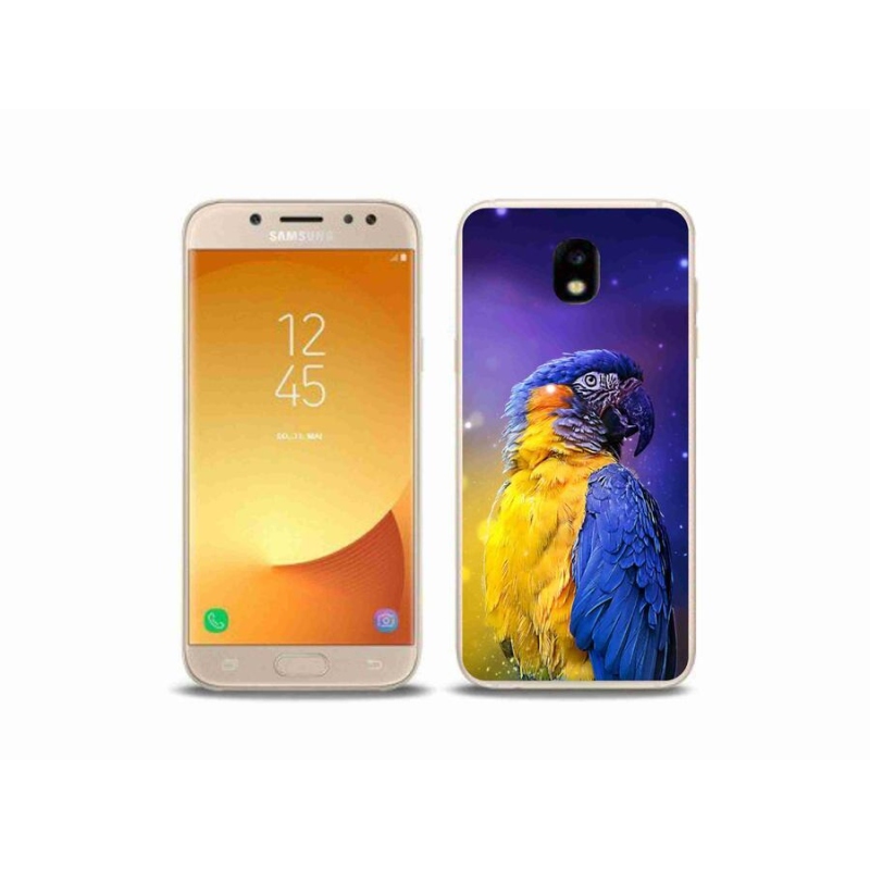 Gelový obal mmCase na mobil Samsung Galaxy J5 (2017) - papoušek ara 1