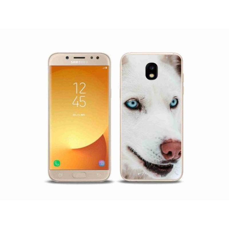 Gelový obal mmCase na mobil Samsung Galaxy J5 (2017) - psí pohled