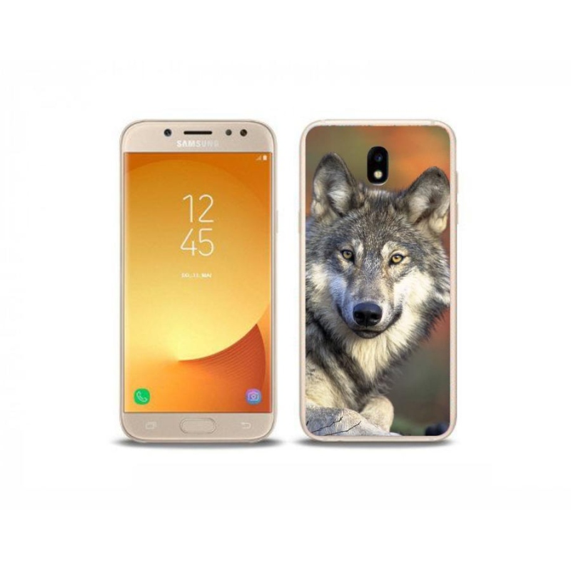 Gelový obal mmCase na mobil Samsung Galaxy J5 (2017) - vlk