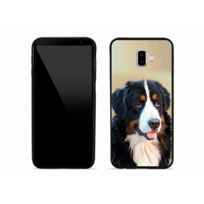 Gelový obal mmCase na mobil Samsung Galaxy J6 Plus - bernský salašnický pes