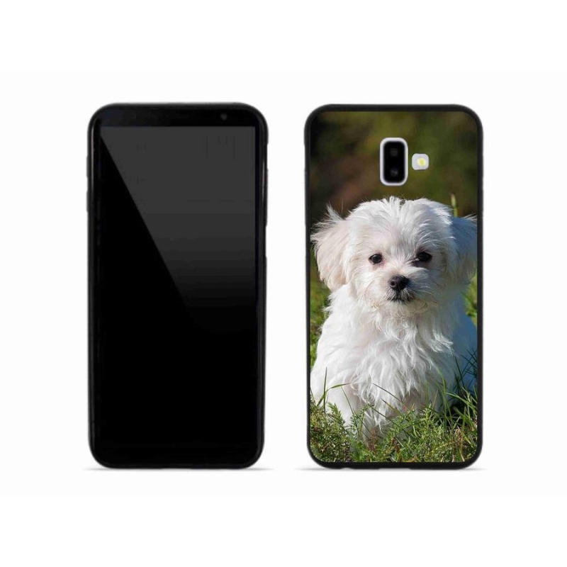 Gelový obal mmCase na mobil Samsung Galaxy J6 Plus - bišonek