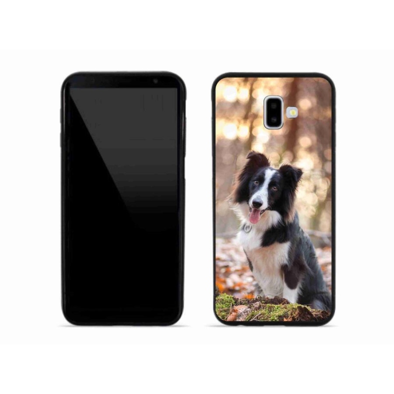 Gelový obal mmCase na mobil Samsung Galaxy J6 Plus - border kolie 1
