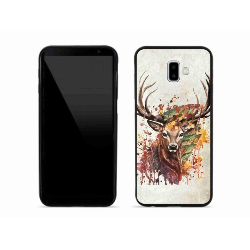 Gelový obal mmCase na mobil Samsung Galaxy J6 Plus - jelen 1