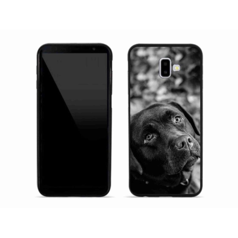 Gelový obal mmCase na mobil Samsung Galaxy J6 Plus - labrador