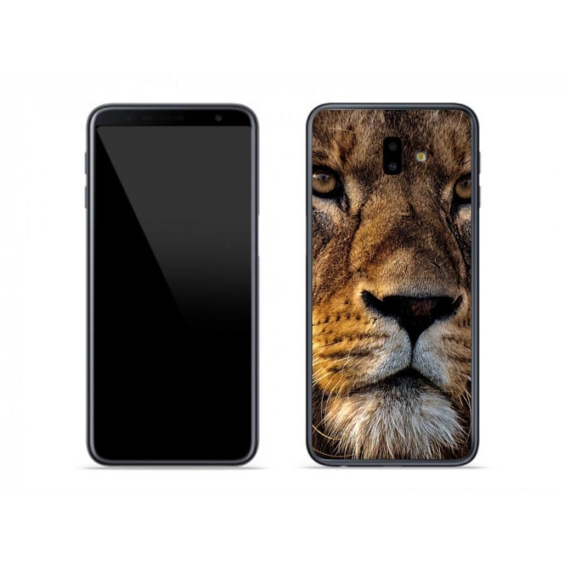 Gelový obal mmCase na mobil Samsung Galaxy J6 Plus - lev
