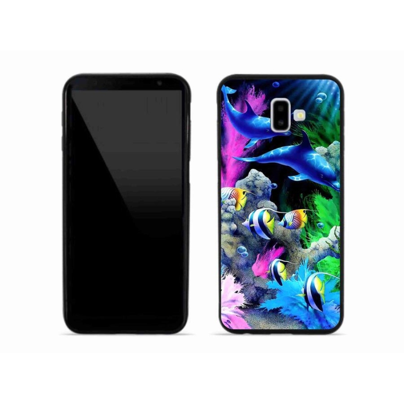 Gelový obal mmCase na mobil Samsung Galaxy J6 Plus - mořský svět