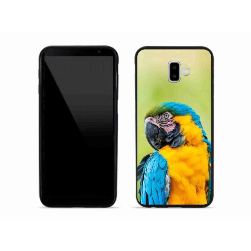 Gelový obal mmCase na mobil Samsung Galaxy J6 Plus - papoušek ara 2