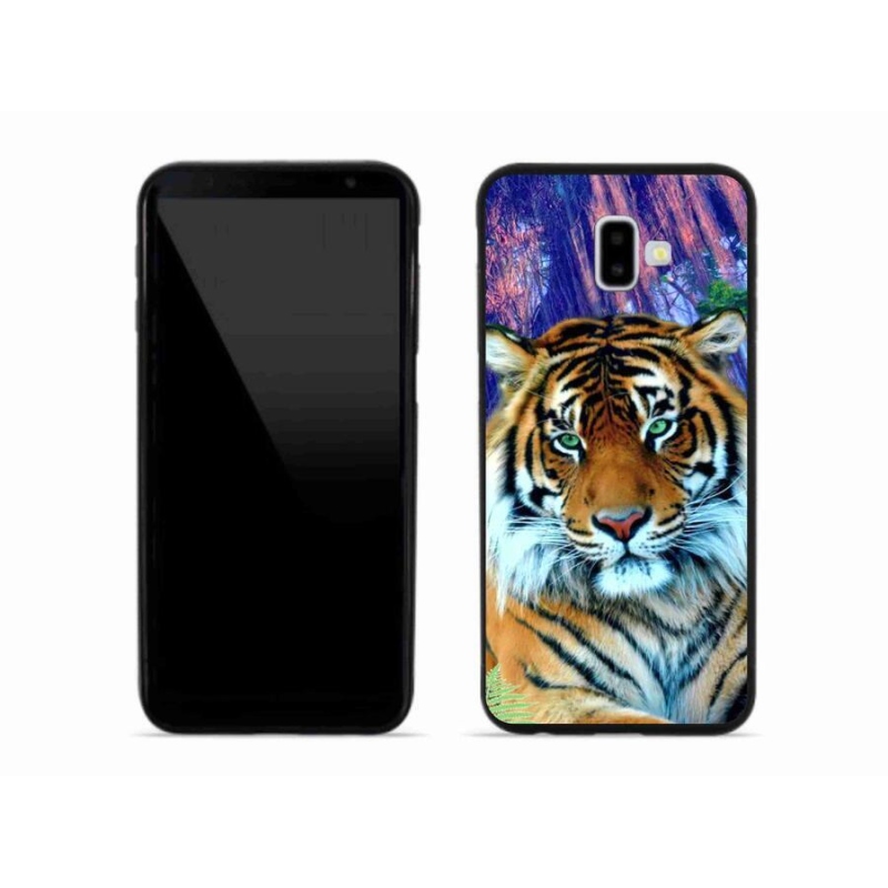 Gelový obal mmCase na mobil Samsung Galaxy J6 Plus - tygr