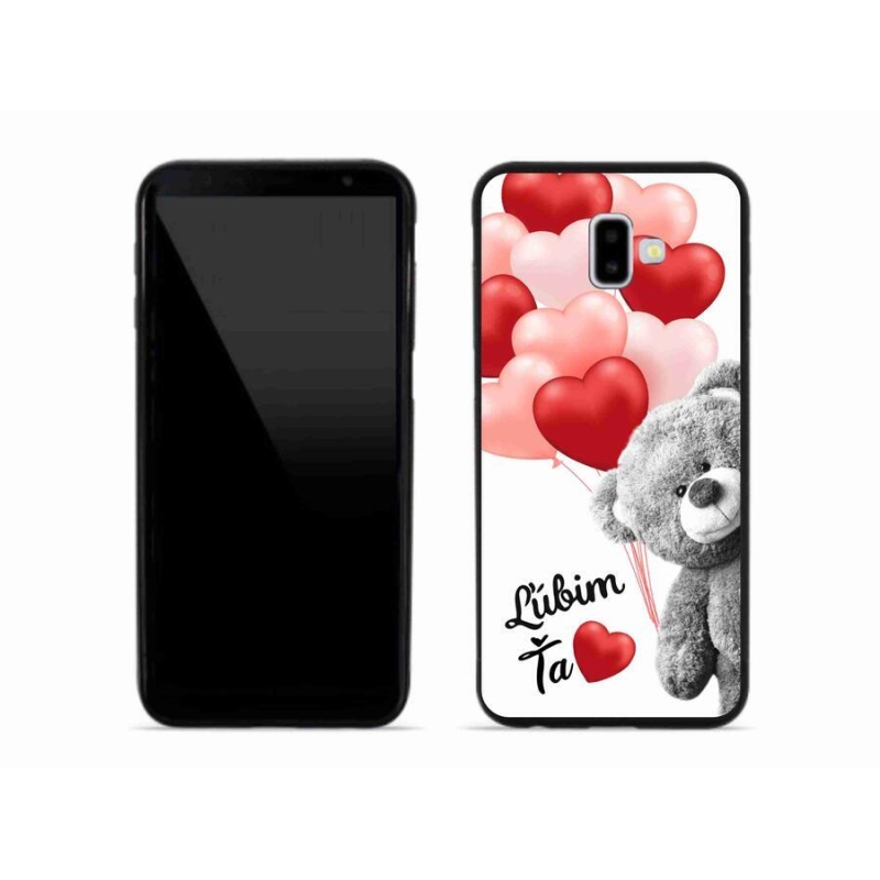 Gelový obal mmCase na mobil Samsung Galaxy J6 Plus - ľúbim ťa sk