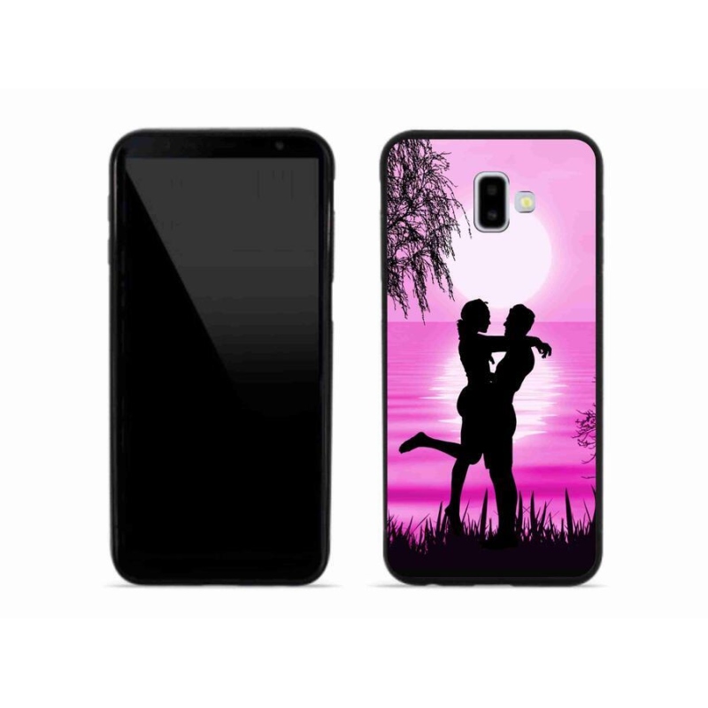 Gelový obal mmCase na mobil Samsung Galaxy J6 Plus - západ slunce