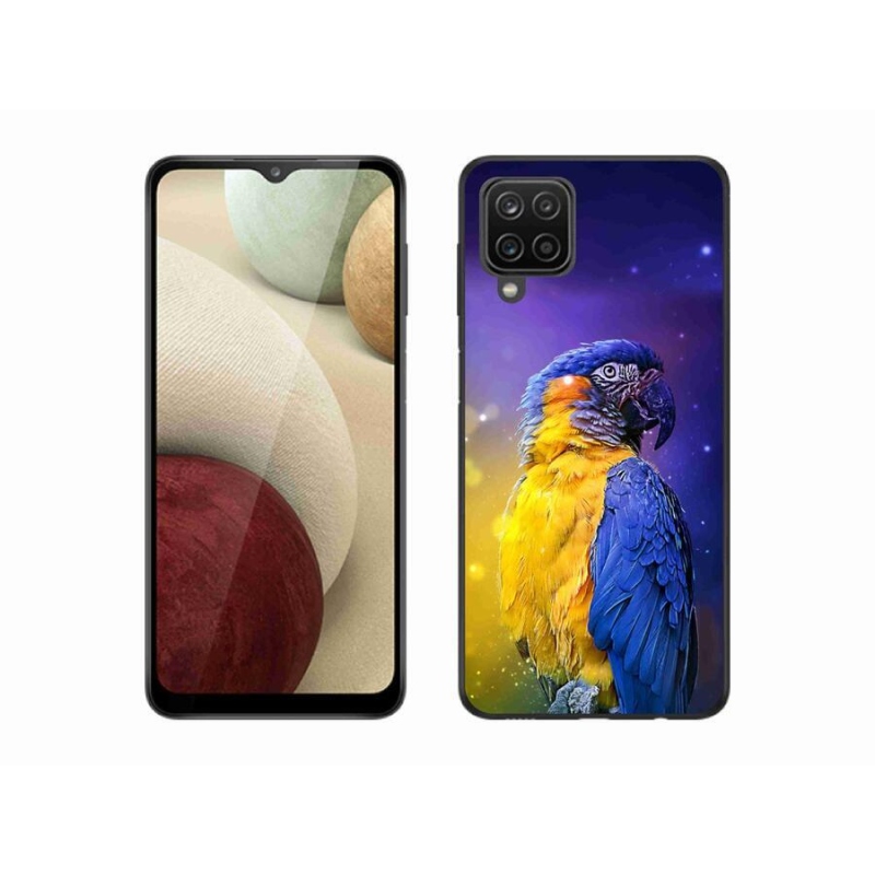 Gelový obal mmCase na mobil Samsung Galaxy M12 - papoušek ara 1