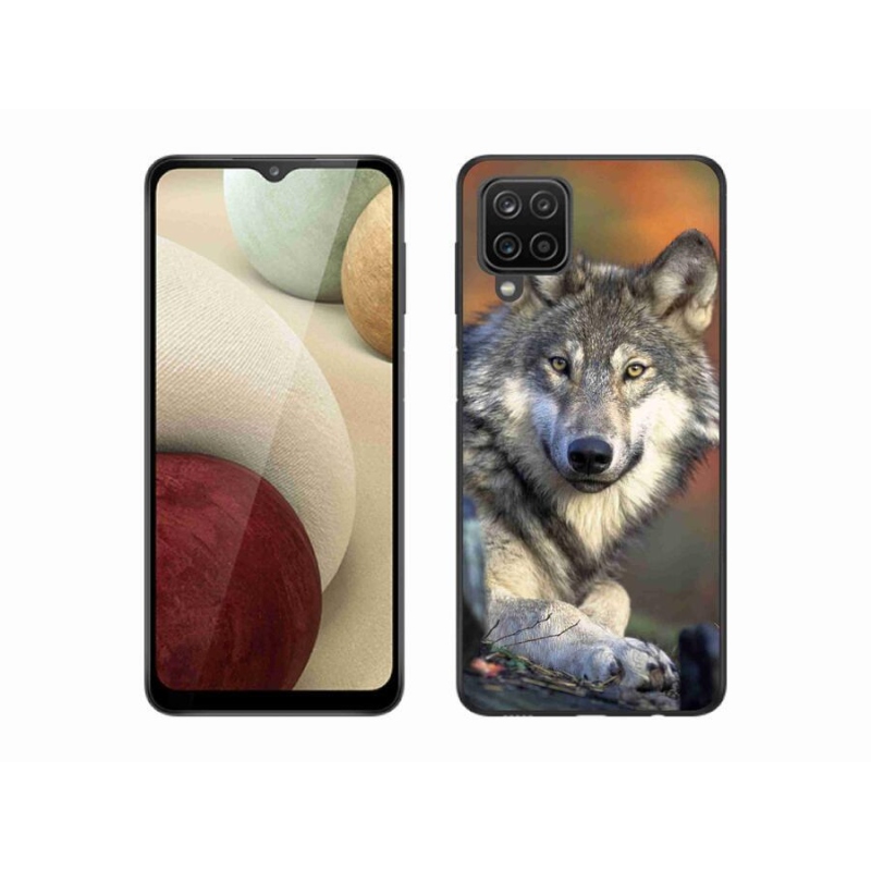 Gelový obal mmCase na mobil Samsung Galaxy M12 - vlk