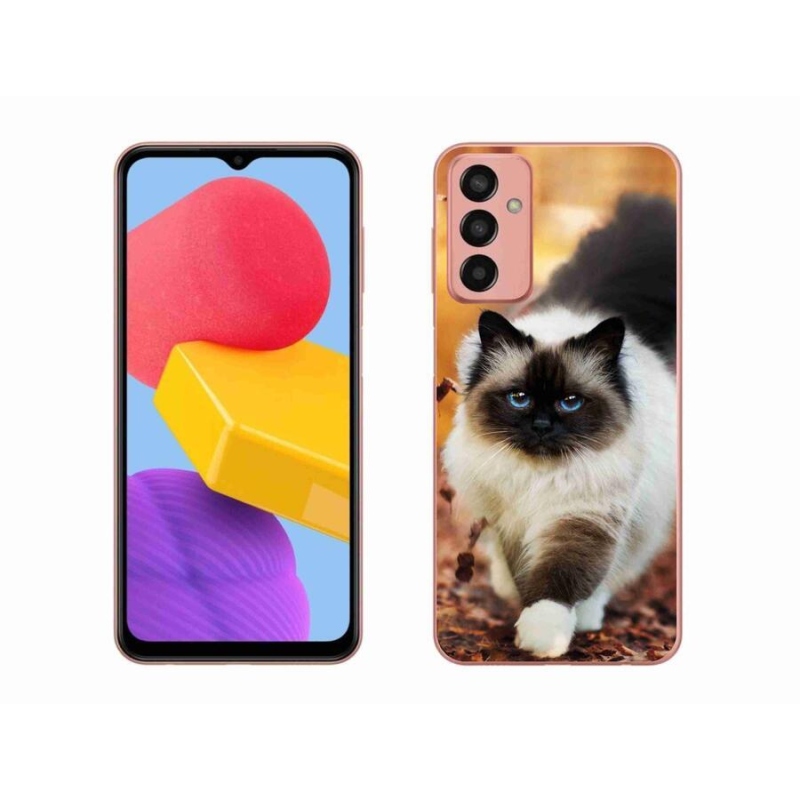 Gelový obal mmCase na mobil Samsung Galaxy M13 - kočka
