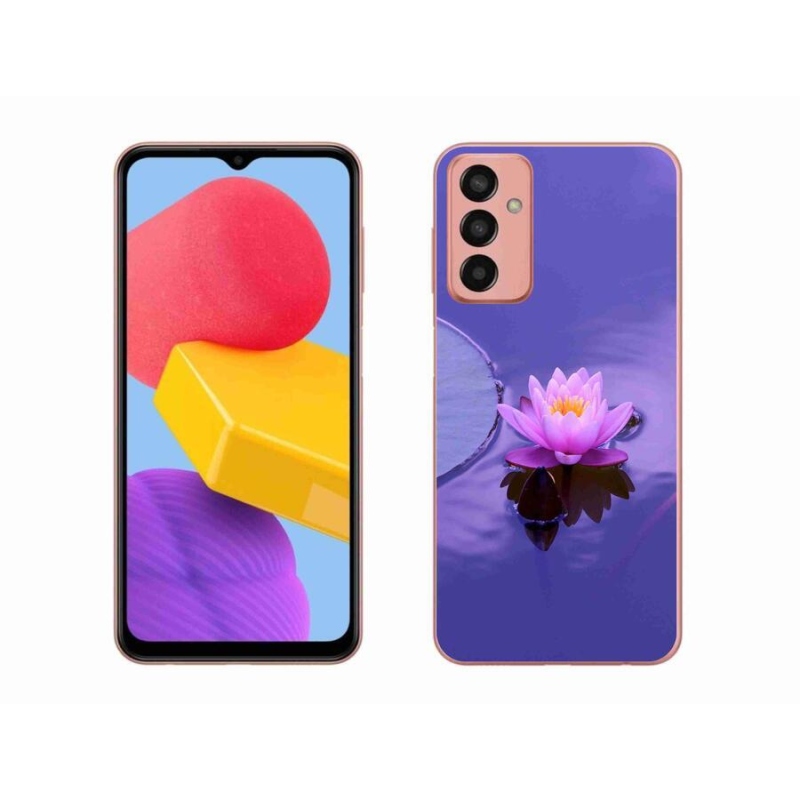Gelový obal mmCase na mobil Samsung Galaxy M13 - květ na hladině