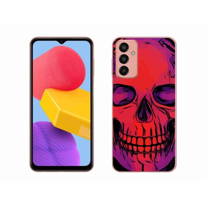 Gelový obal mmCase na mobil Samsung Galaxy M13 - lebka