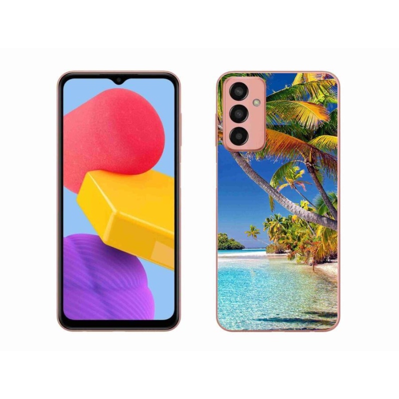 Gelový obal mmCase na mobil Samsung Galaxy M13 - mořská pláž