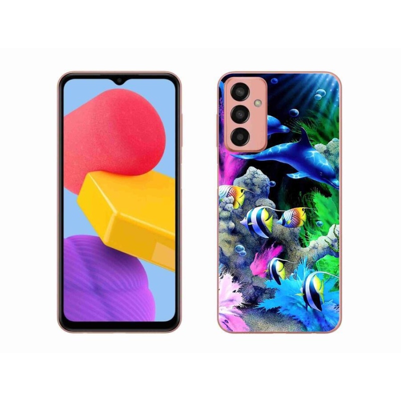 Gelový obal mmCase na mobil Samsung Galaxy M13 - mořský svět