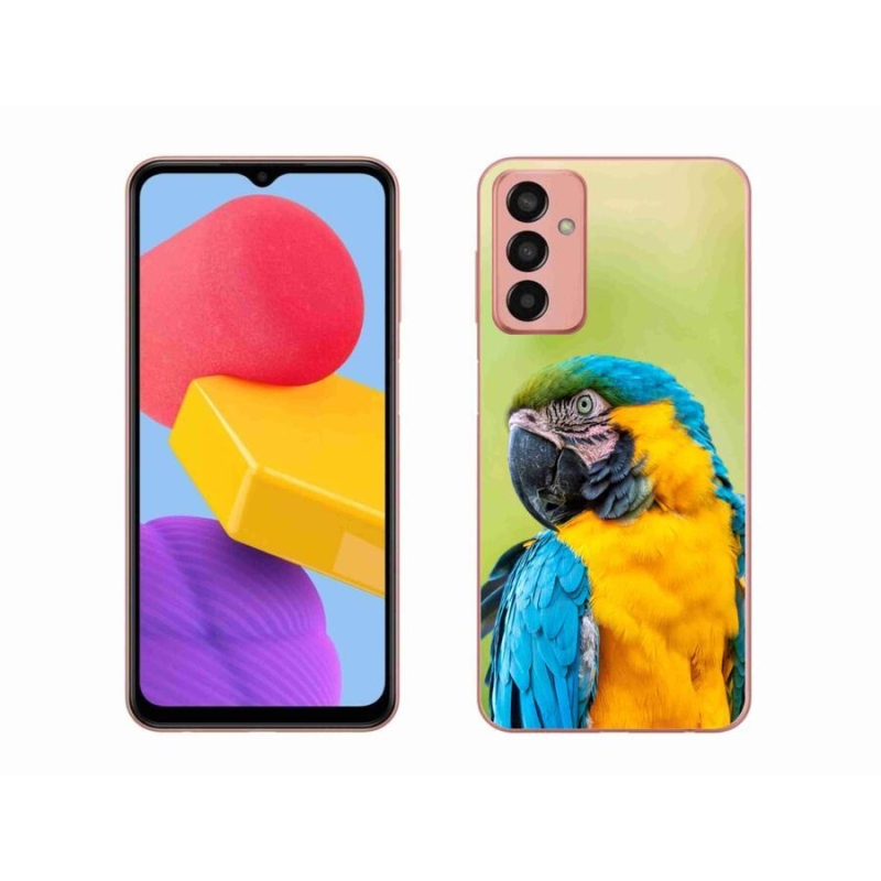 Gelový obal mmCase na mobil Samsung Galaxy M13 - papoušek ara 2