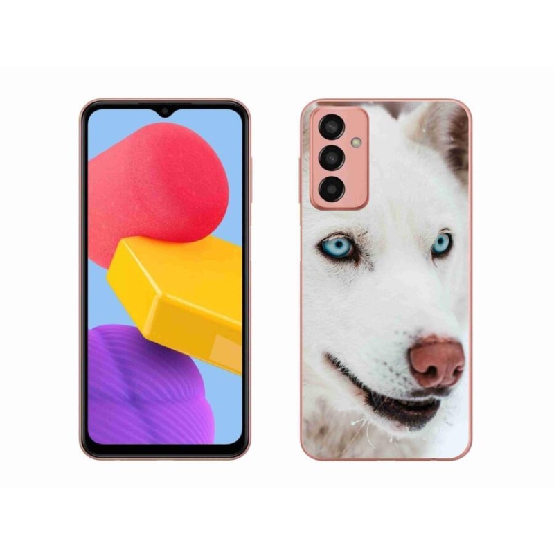 Gelový obal mmCase na mobil Samsung Galaxy M13 - psí pohled