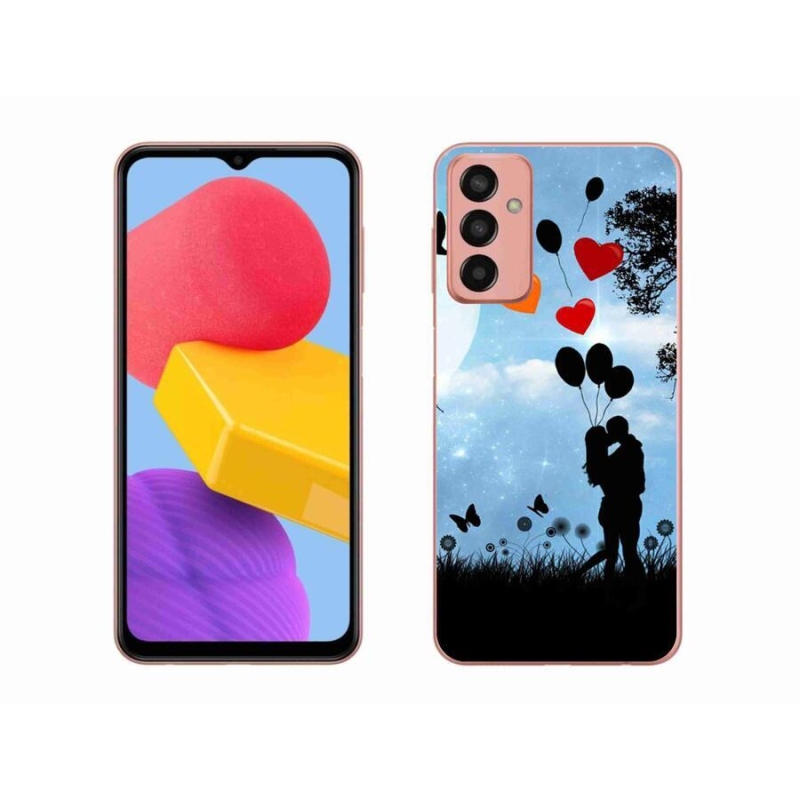 Gelový obal mmCase na mobil Samsung Galaxy M13 - zamilovaný pár