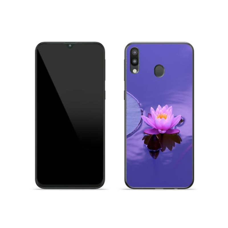 Gelový obal mmCase na mobil Samsung Galaxy M20 - květ na hladině