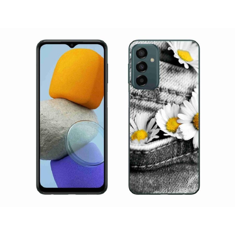 Gelový obal mmCase na mobil Samsung Galaxy M23 5G - kopretiny
