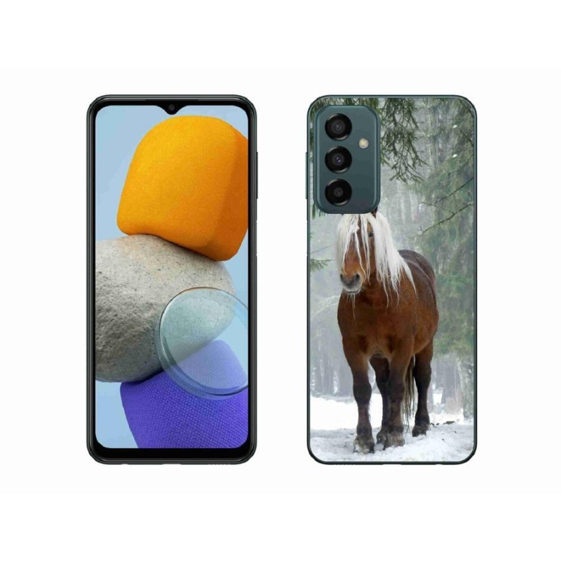 Gelový obal mmCase na mobil Samsung Galaxy M23 5G - kůň v lese