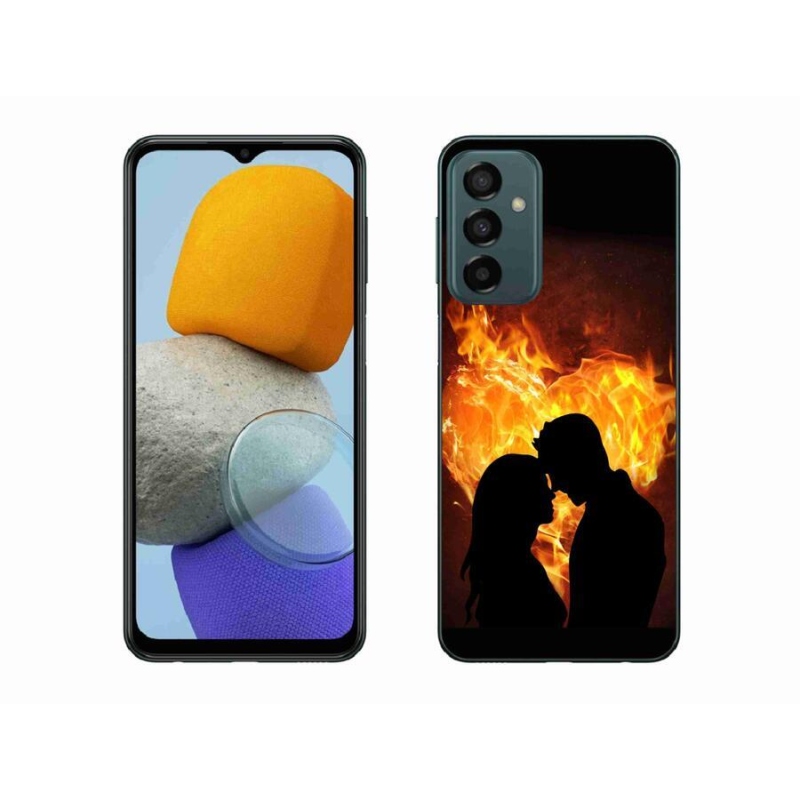 Gelový obal mmCase na mobil Samsung Galaxy M23 5G - ohnivá láska