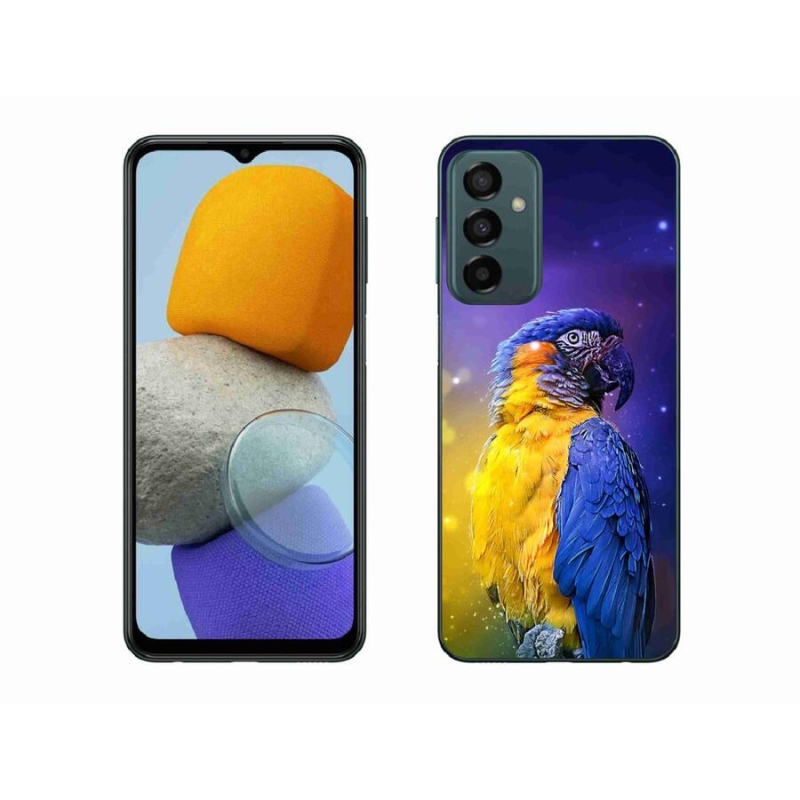 Gelový obal mmCase na mobil Samsung Galaxy M23 5G - papoušek ara 1