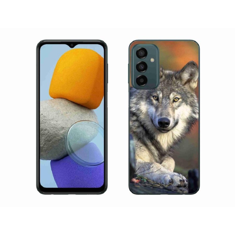 Gelový obal mmCase na mobil Samsung Galaxy M23 5G - vlk