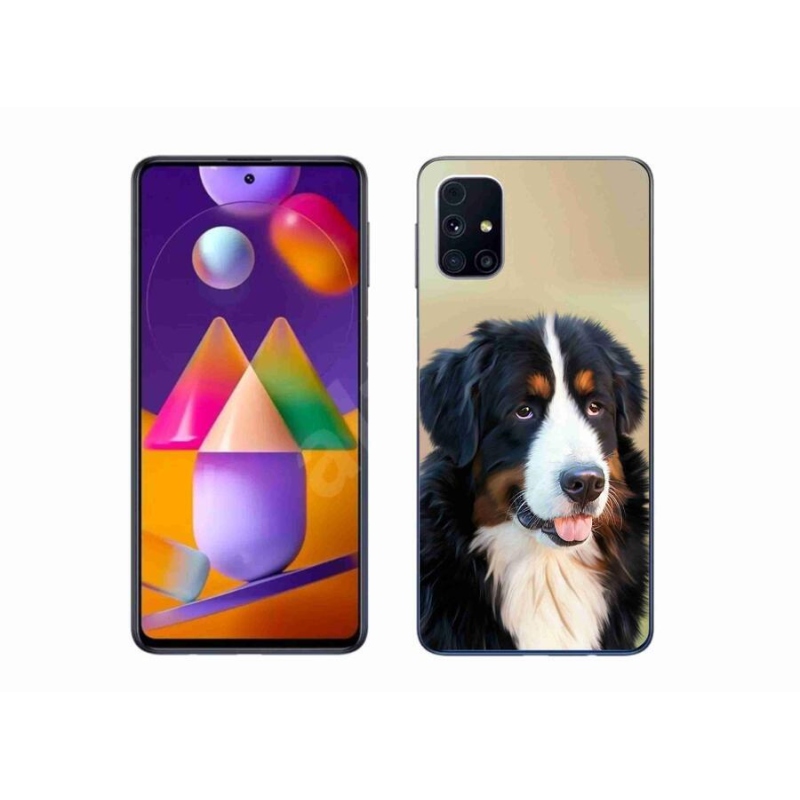 Gelový obal mmCase na mobil Samsung Galaxy M31s - bernský salašnický pes