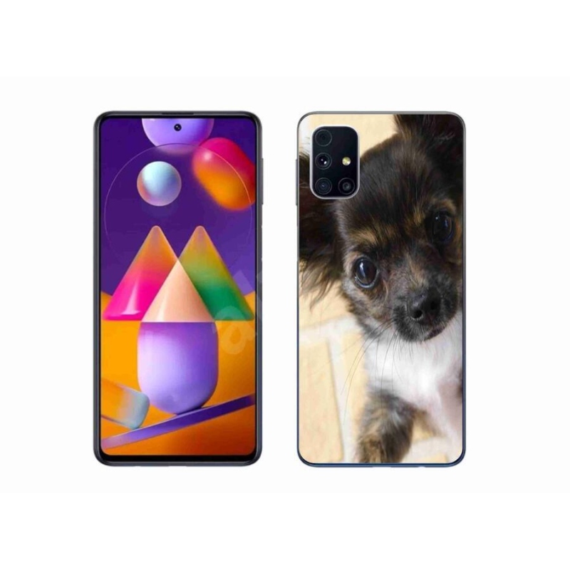 Gelový obal mmCase na mobil Samsung Galaxy M31s - čivava 2