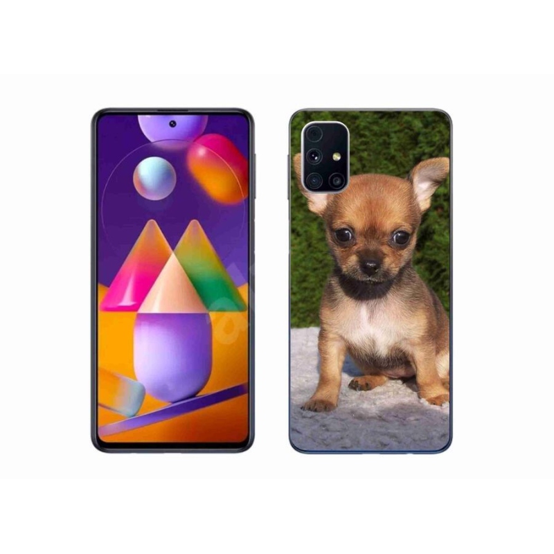 Gelový obal mmCase na mobil Samsung Galaxy M31s - čivava 3