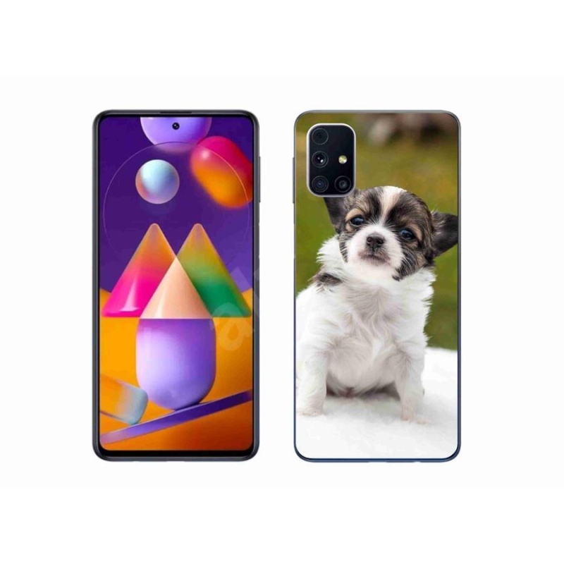 Gelový obal mmCase na mobil Samsung Galaxy M31s - čivava 4