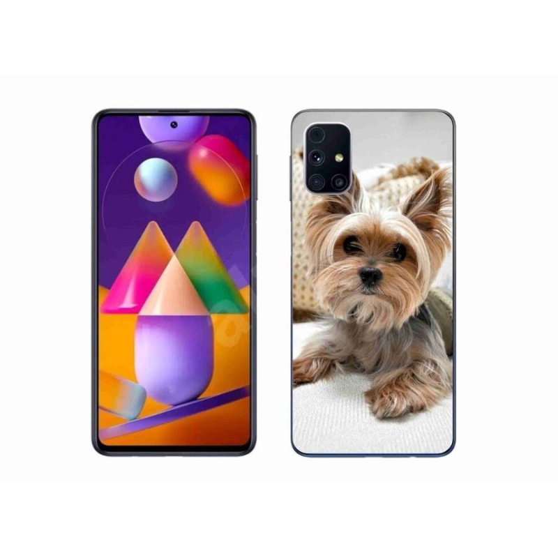 Gelový obal mmCase na mobil Samsung Galaxy M31s - jorkšír 5