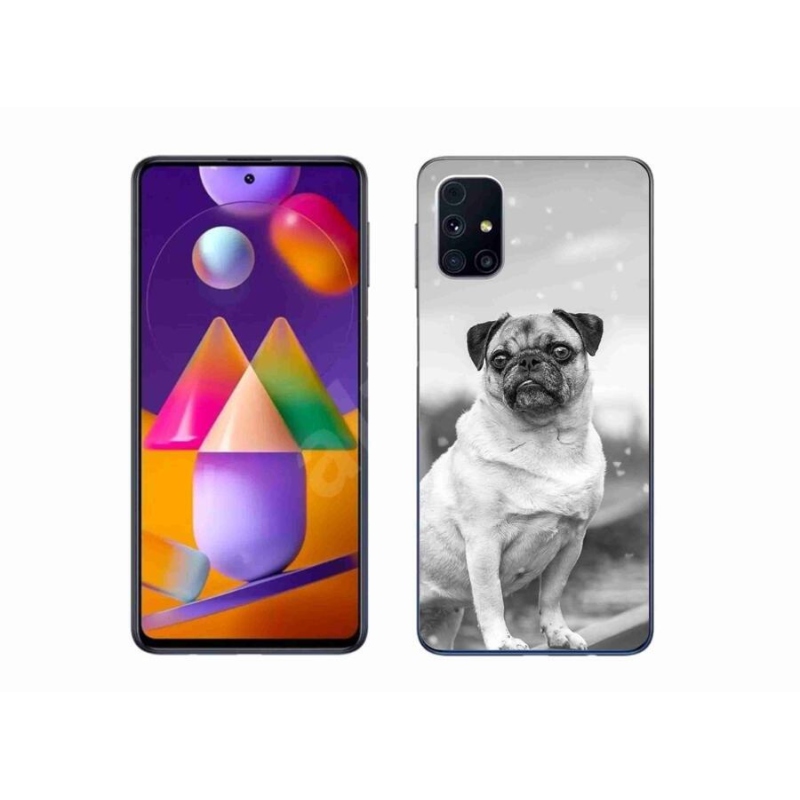 Gelový obal mmCase na mobil Samsung Galaxy M31s - mops