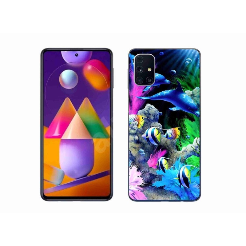 Gelový obal mmCase na mobil Samsung Galaxy M31s - mořský svět