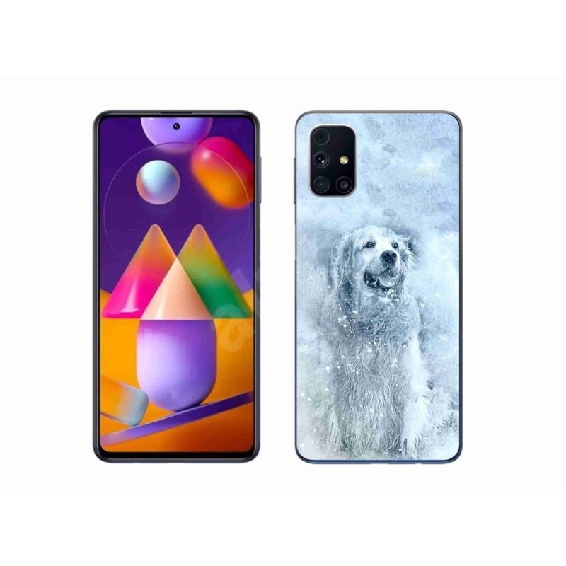 Gelový obal mmCase na mobil Samsung Galaxy M31s - retrívr