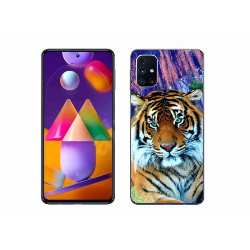 Gelový obal mmCase na mobil Samsung Galaxy M31s - tygr