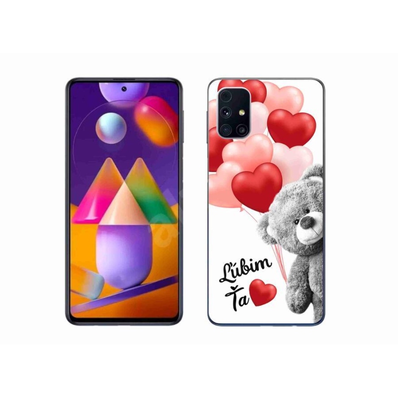 Gelový obal mmCase na mobil Samsung Galaxy M31s - ľúbim ťa sk