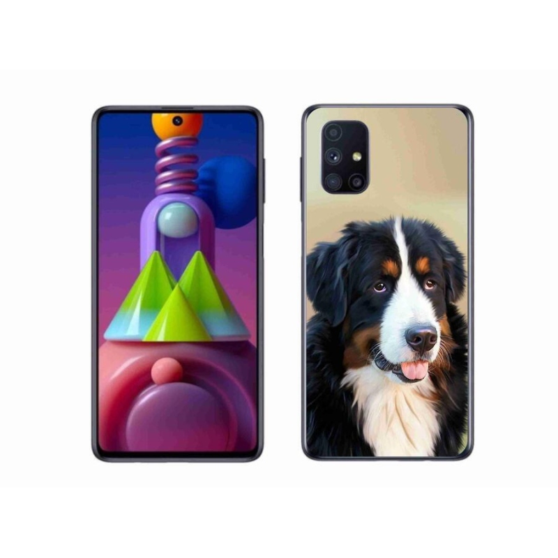 Gelový obal mmCase na mobil Samsung Galaxy M51 - bernský salašnický pes